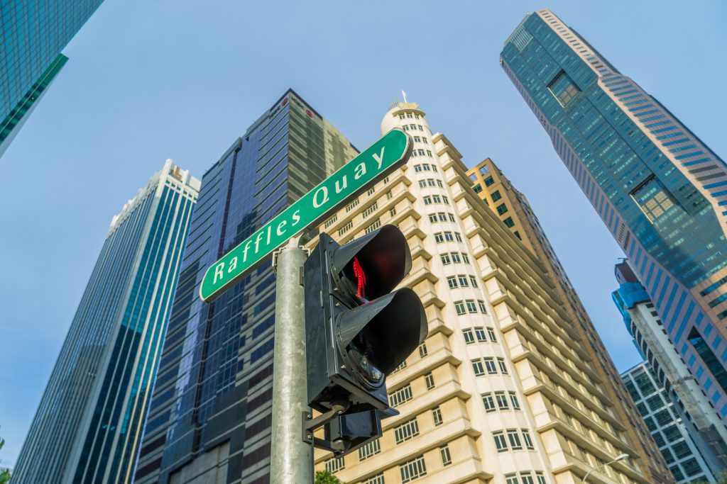 Singapore financial district